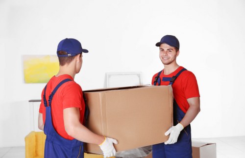 Customer booking a storage unit at Purley Storage