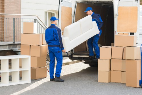 Packing fragile items carefully for house removals in Purley